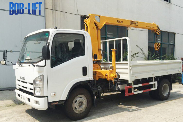 Truck specifications for mounted cranes