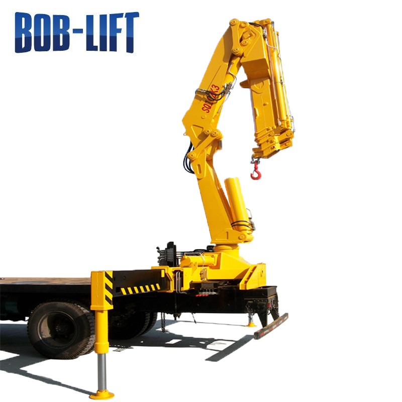 4 ton knuckle boom truck mounted crane