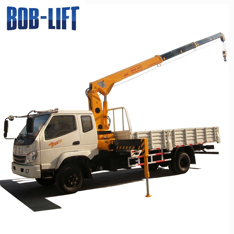 BOB LIFT 5 ton Truck Crane Telescopic Boom Crane
