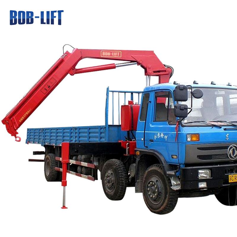crane truck 5 ton Small Hydraulic Truck Mounted Folding Crane