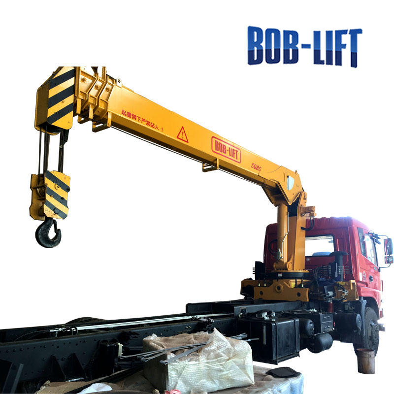 Truck mounted knuckle boom crane Factory Diector 8 ton Lorry Knuckle Telescopic Boom Mounted Truck Crane