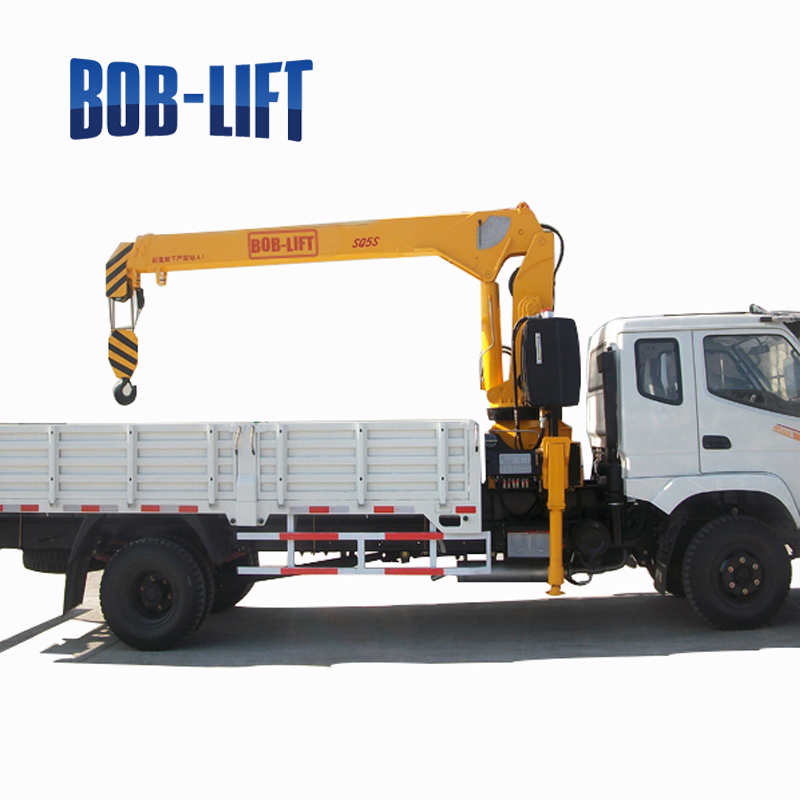 mini crane for construction 4 ton hydraulic truck boom crane