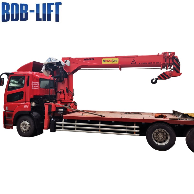 BOB-LIFT Boom truck 10 ton Telescopic Boom Truck Crane
