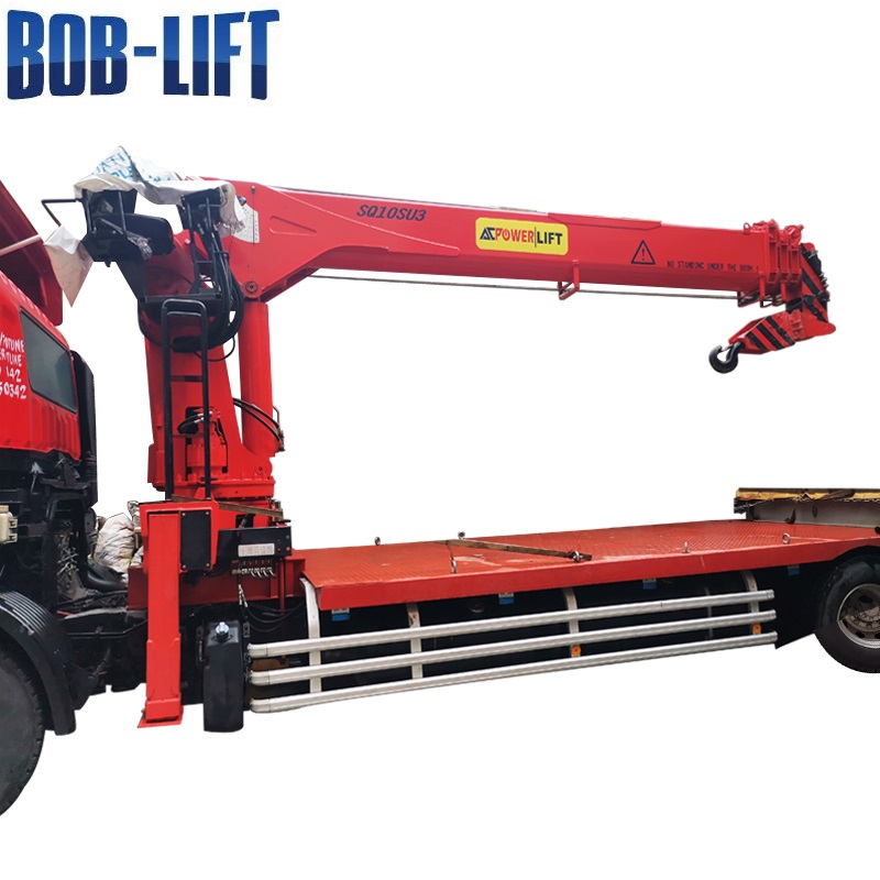 Truck 8 ton for sale hydraulic boom 8 ton high up truck mounted crane for sale
