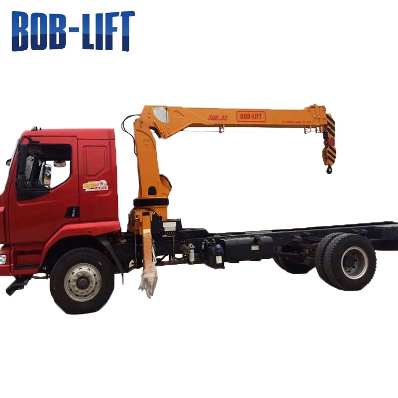 truck lift crane 6.3 ton mounted crane