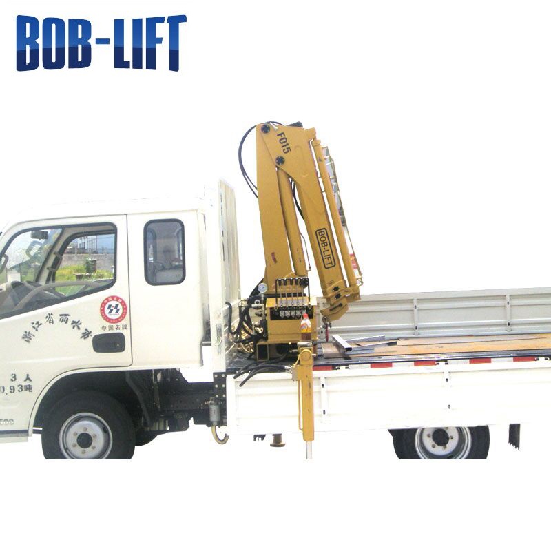 2 ton crane truck Hydraulic Compact Knuckle Articulated Boom Truck Crane