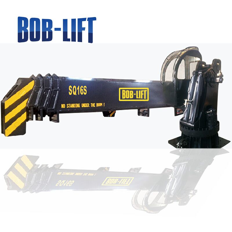 16 ton small boom crane Small Floating Hydraulic Arm Crane Barges for Sale
