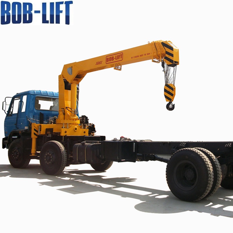 hydraulic truck mounted crane 8 tons hydraulic crane