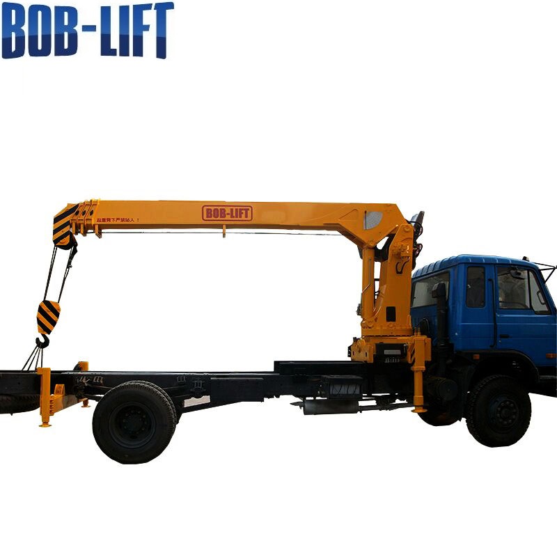 lorry cranes 4 ton hydraulic boom truck crane