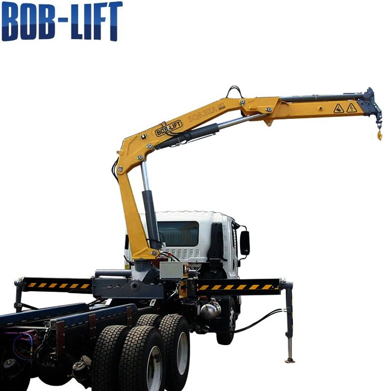 service truck with crane for sale 3 Ton Hydraulic Knuckle Boom
