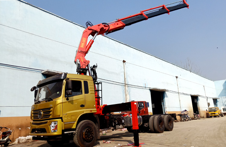 Truck-mounted cranes are usually used for load handling