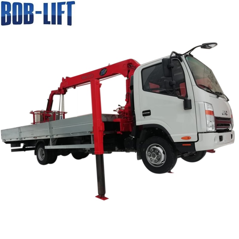 BOB-LIFT 4 ton Small Truck crane Truck Mounted Crane