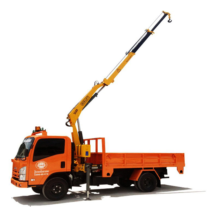 hot telescopic boom truck mounted mobile crane